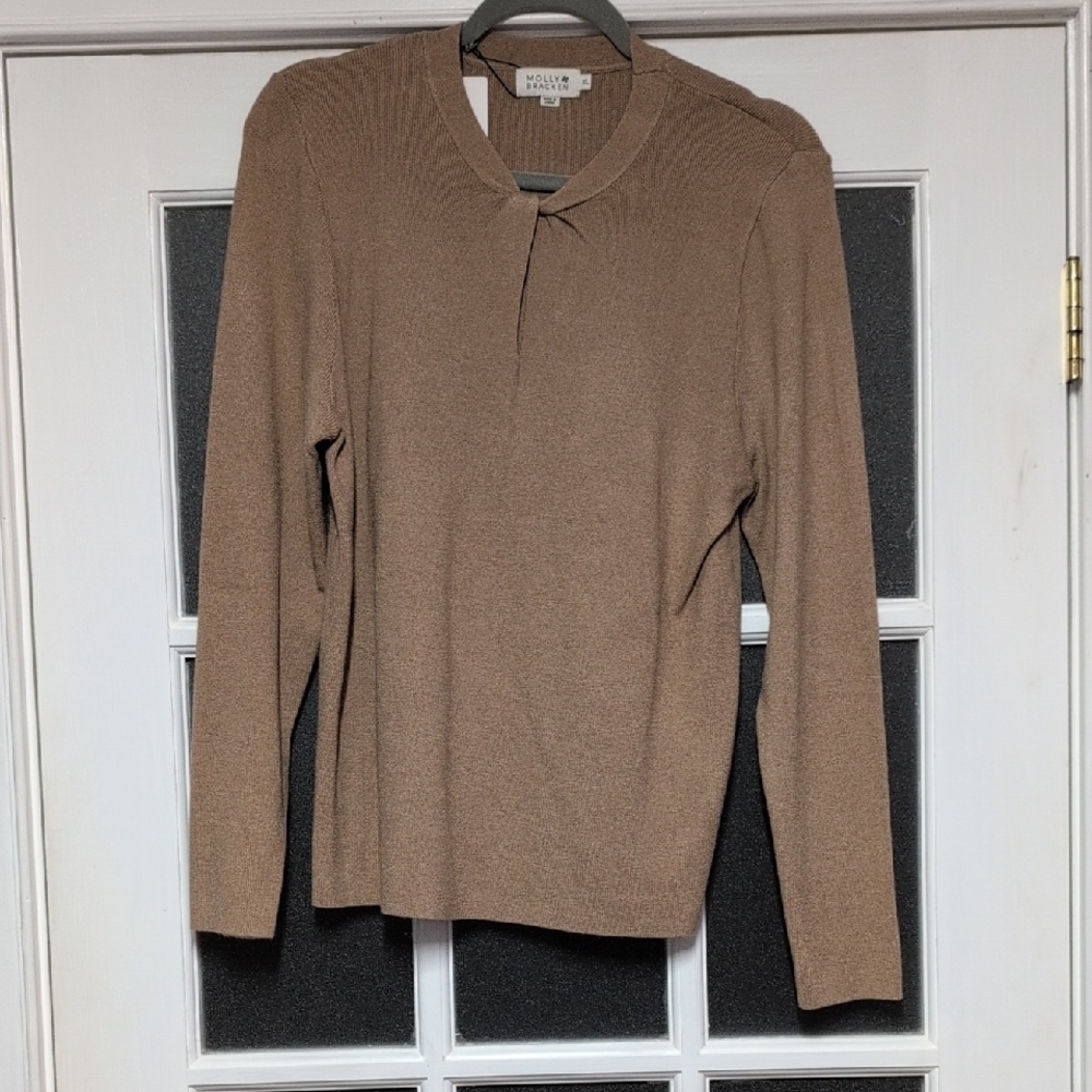Molly Bracken Tan Sweater